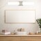 Luxrite 36 Inch Square LED Vanity Light Over Mirror Brushed Nickel 5CCT 2700K-5000K 30W 2000LM Dimmable ETL LR32178-1PK - alternate 6